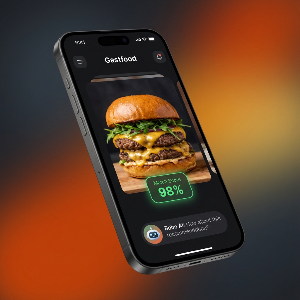 Gastfood App Mockup